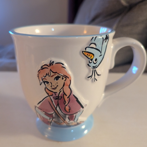 Rae Dunn Other - Disney Rae Dunn Frozen Anna & Olaf “UP TO SNOW GOOD” ❄️ Double Sided Mug NEW